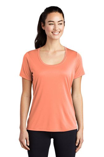 Sport-Tek ® Ladies Posi-UV™ Pro Scoop Neck 4-ounce 100% Polyester T-shirt